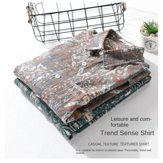 Luxury Men's Shirts and Blouses T-shirts Man Shirt Tiki Beach Korean Popular Clothes Hawaiian Short Sleeve Clothing Mens Formal