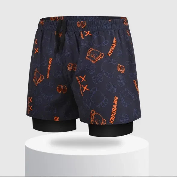 Men's Summer Swimwear, Swimsuit, Boy Swim Suits, Boxer Shorts, Plus Size Swim Trunks, Swimming Surfing, 110kg, 2024