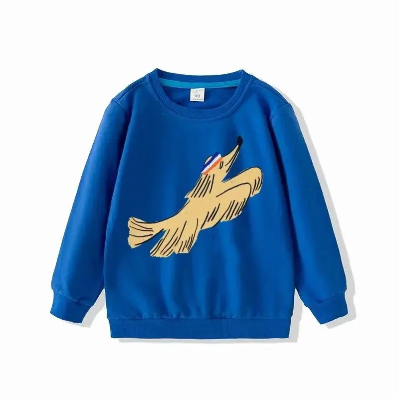 Kids Sweatshirts 2024 Autumn Girls Clothing Cartoon Baby Pullover Boys hoodies Terry Children Top Tees Outfits
