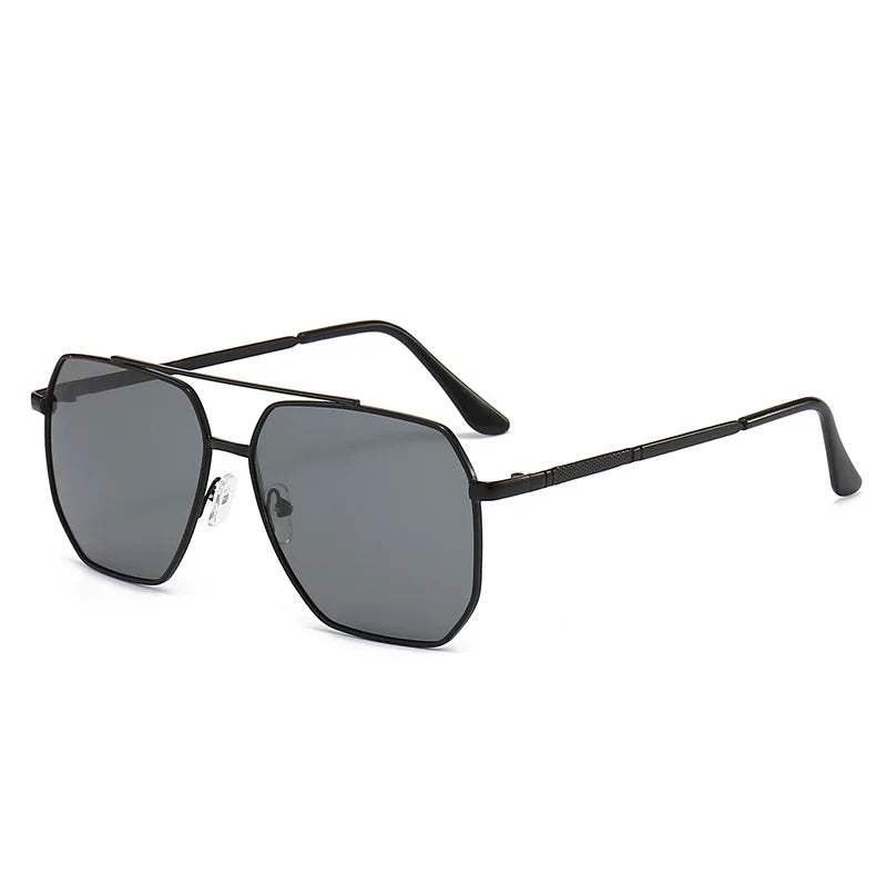 Classic Pilot Polarized Sunglasses Men Luxury Metal Black Aviation Sun Glasses Male Fashion Driving Vacation Shades UV400