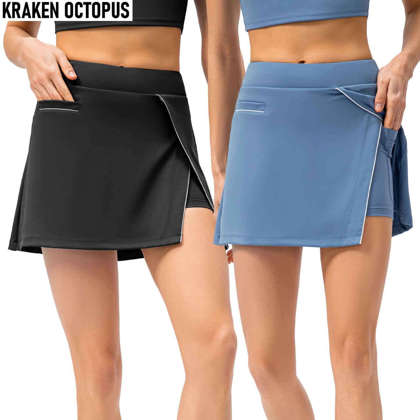 Sports Skirts Athletic inner skirt Workout Skorts Yoga Fitness Skirt Shorts Active Running Tennis Skirt quick dry Gym wear
