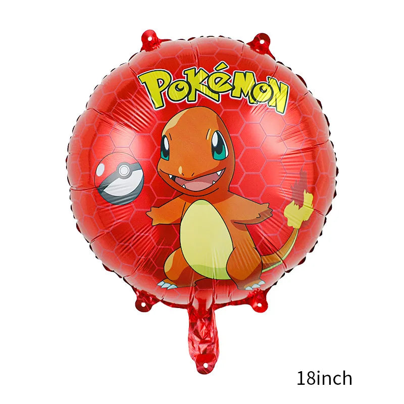 Foil Pokemon Balloon pikachu Party Supplies Pikachu Balloon Balloons For Kids Birthday Party Dcorations Baby Shower Gift Toys