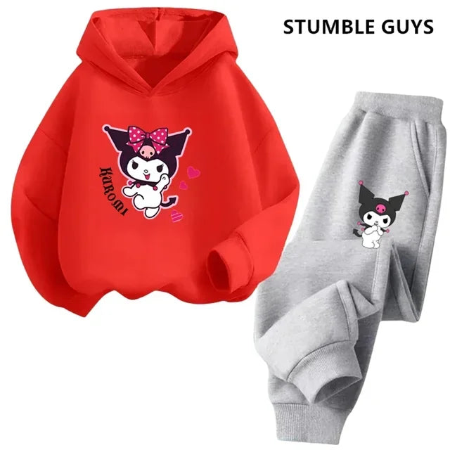 Hoodie Set Kids Fashion kids Clothes Cat Suit Children Hoodies Toddler Casual Tracksuit
