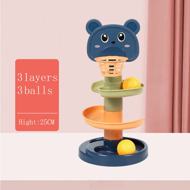 Montessori Baby Spielzeug Kinder Montessori Pädagogisches Spielzeug Für Babys Rolling Ball Stapeln Track Baby Bildung Spielzeug Kinder 