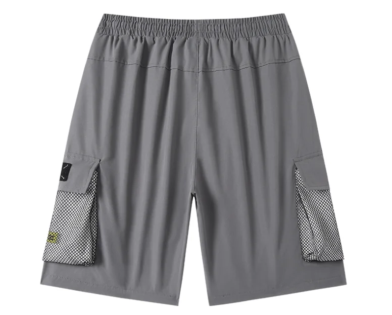 Cargo Shorts Man Loose Fitting Leisure Motion Large Pocket Summer Fashion Solid Color 2024 New Harajuku Street Short Trousers