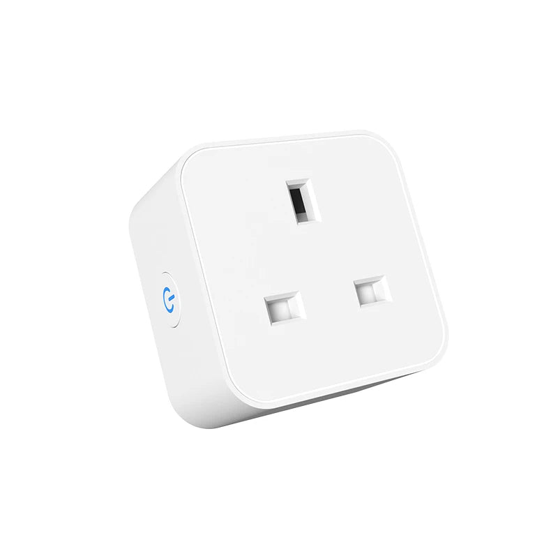 Matter WLAN-Smart-Stecker mit Timing-Funktion für US10A/EU/UK16A. Intelligente Steckdose mit Sprachsteuerung für Apple Home, Alexa und Google Home.