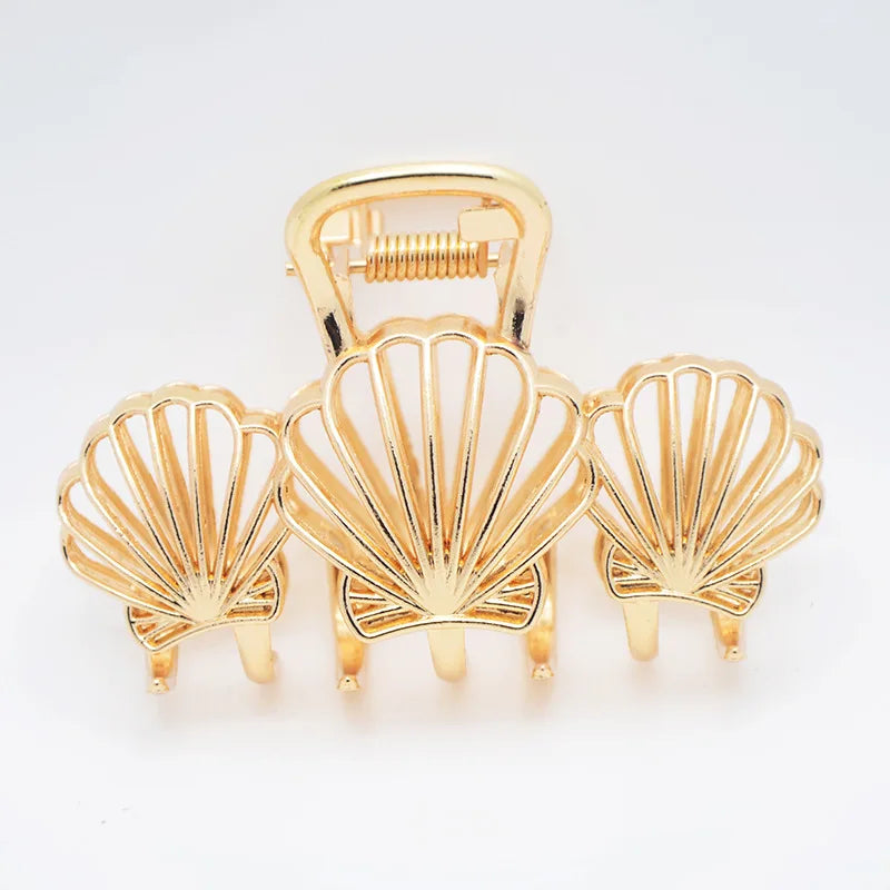 Fashion large Simple Wild Geometric Hair Claw For Women Girls Clamps Hair Crab Metal Women Hair Clip Claw Accessories Headwear
