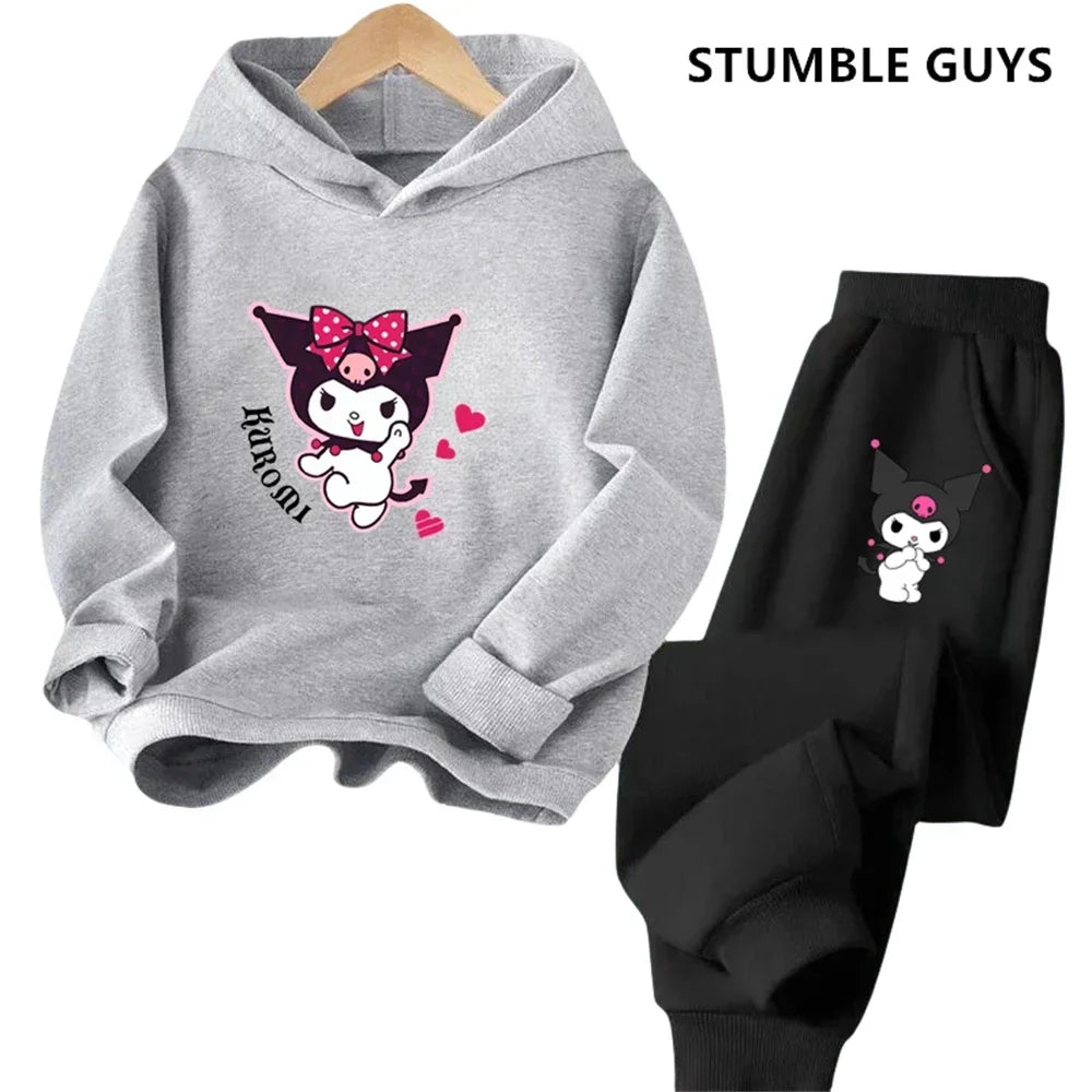 Hoodie Set Kids Fashion kids Clothes Cat Suit Children Hoodies Toddler Casual Tracksuit