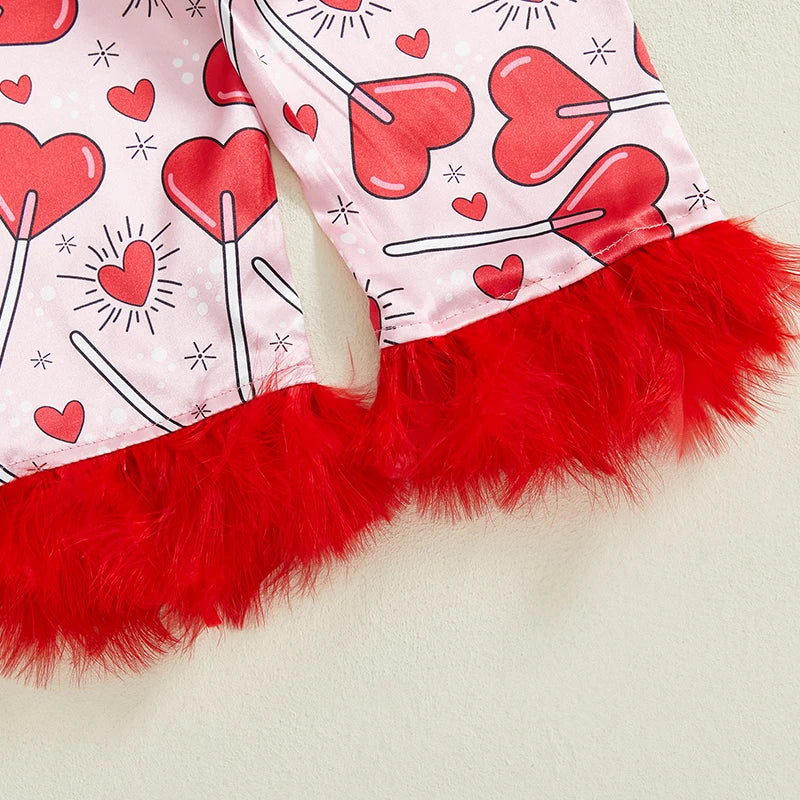 Toddler Girl Boy Silk Satin Pajamas Set Button Down Kids Long Sleeve Shirt Pants Sleepwear clothing