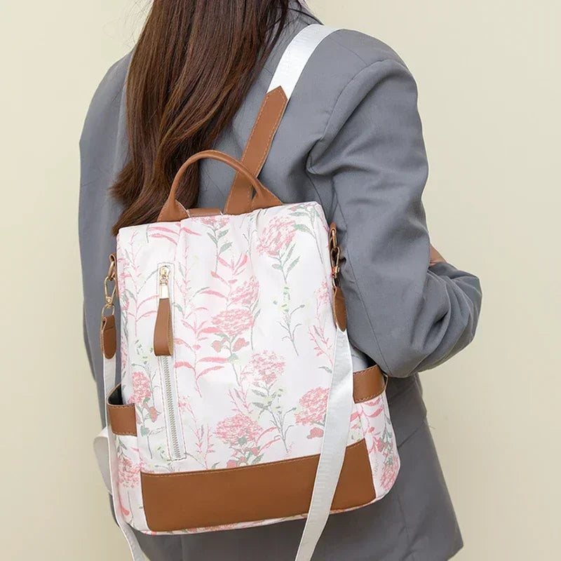 Sewing Thread Fashion Backpacks Printing High Capacity Pu 2025 New Hot Sale Versatile Women's Bags Mochila Mujer Mochila