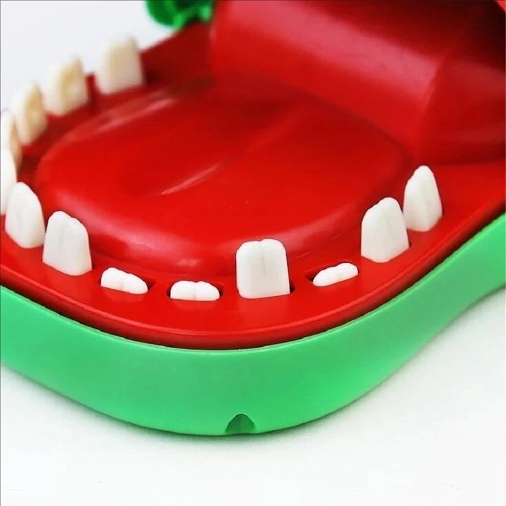 Krokodilzähne-Spielzeug, Alligator, der in den Finger beißt, Zahnarztspiele, Witze, Glücksspiel, Streiche, Kinderspielzeug, Familienspiele, lustige Feiertagsparty 