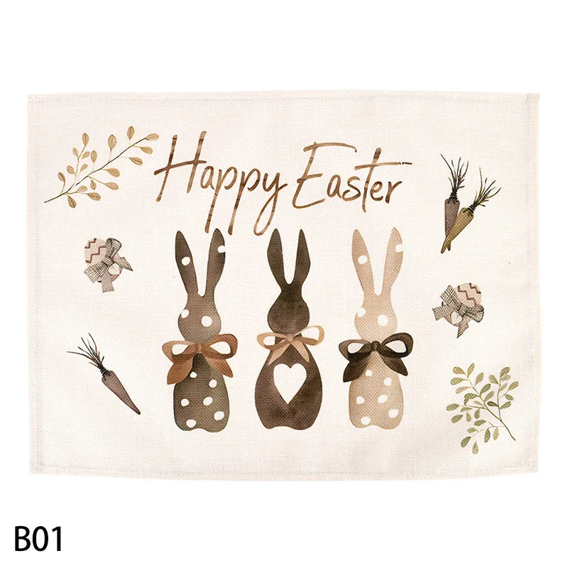 Easter Bunny Dining Table Mats