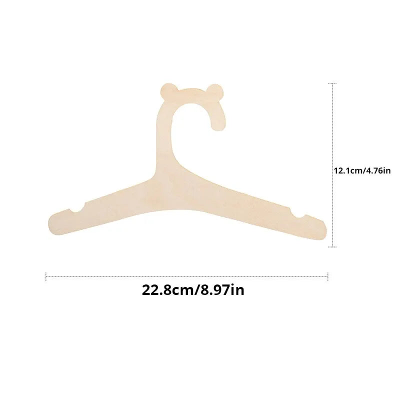 10 Pcs Baby Kreative Kleiderbügel Rack Baby Holz Kleiderbügel Home Baby Zimmer Kinderzimmer Dekor für Kinder Vorhanden 