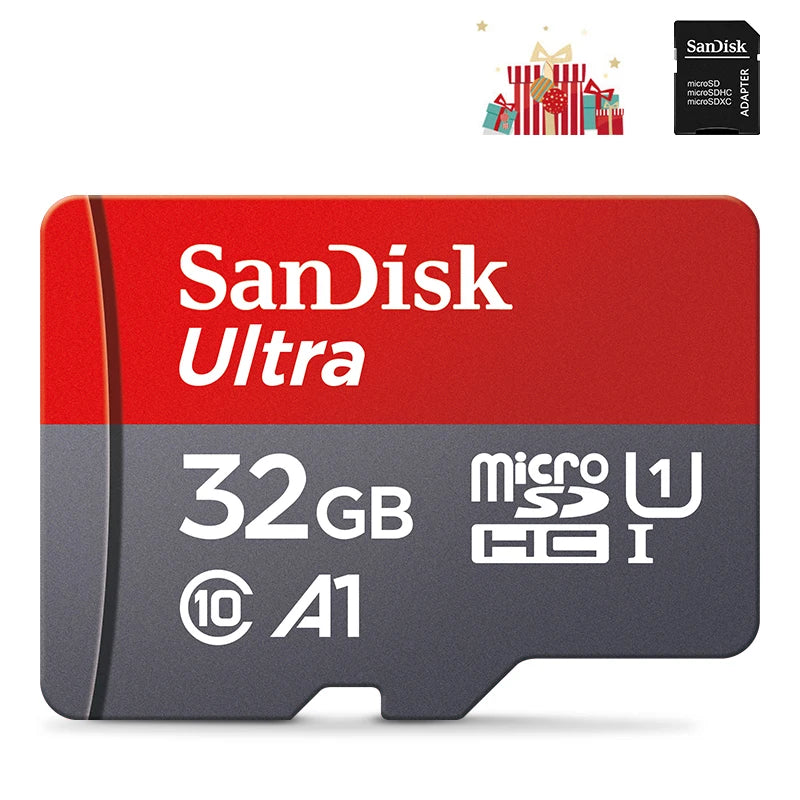 SanDisk Ultra A1 Micro SD Karte 128GB Class 10 Flash TF Karte 128GB Speicherkarte 128gb Memoria Disk für Samsung Galaxy S21 S20 S10 S10e S20e S20+ S10+ S10+ S10+ S10+ S10+ 