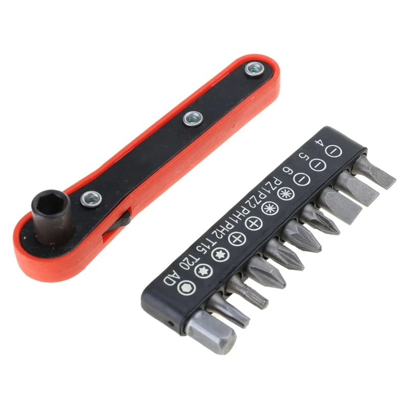 Hexagon Ratschenschlüssel 1/4 Zoll Mini Ratschenschlüssel Schraubendreher Reparatur Werkzeug Set 