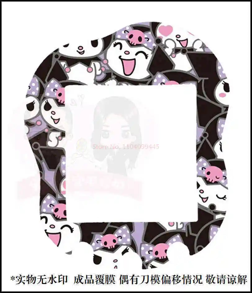 Sanrio Hellokitty Cinnamoroll Tamagotchi Uni Faceplate Silicone Protective Film Kawaii Sticker Cute Tamagotchi Protective Decor