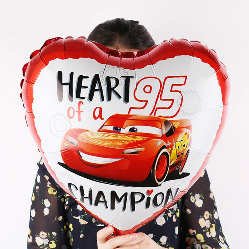 Disney McQueen Cars Helium Foil Balloons Cartoon Theme Racing Wedding Birthday Party Baby Shower Kids Toys Decoration Supplies