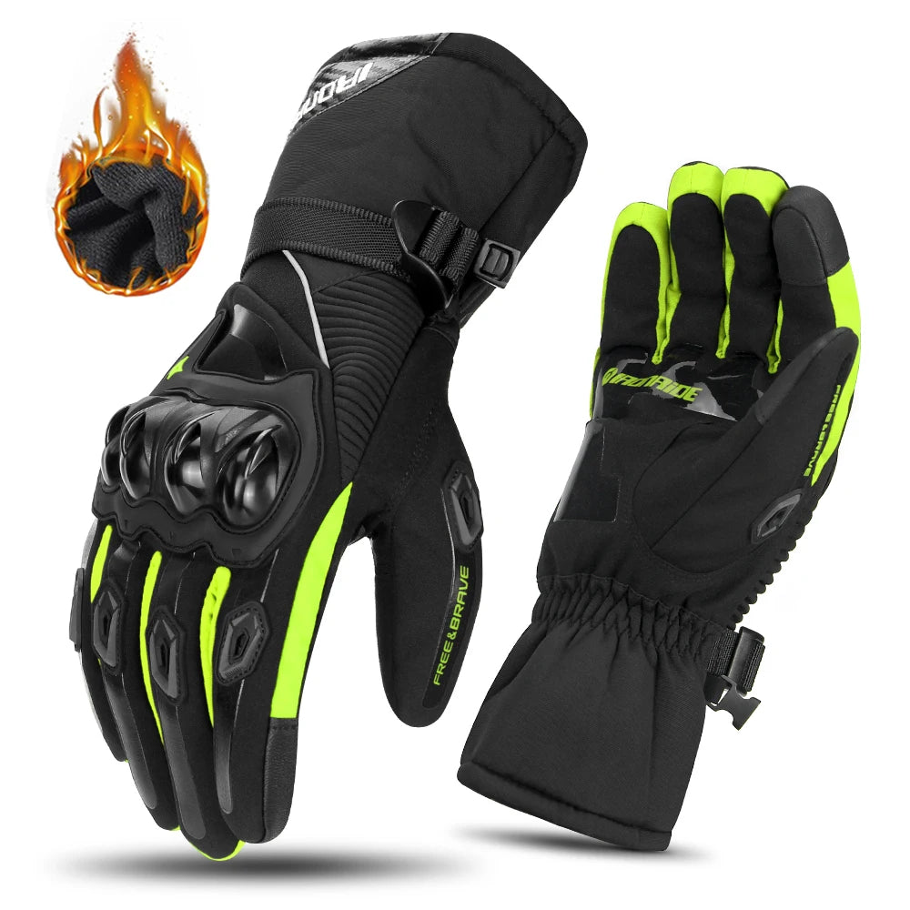 Motorradhandschuhe Winddicht Wasserdicht Guantes Moto Männer Motorrad Reithandschuhe Touchscreen Moto Motocross Handschuhe Winter 