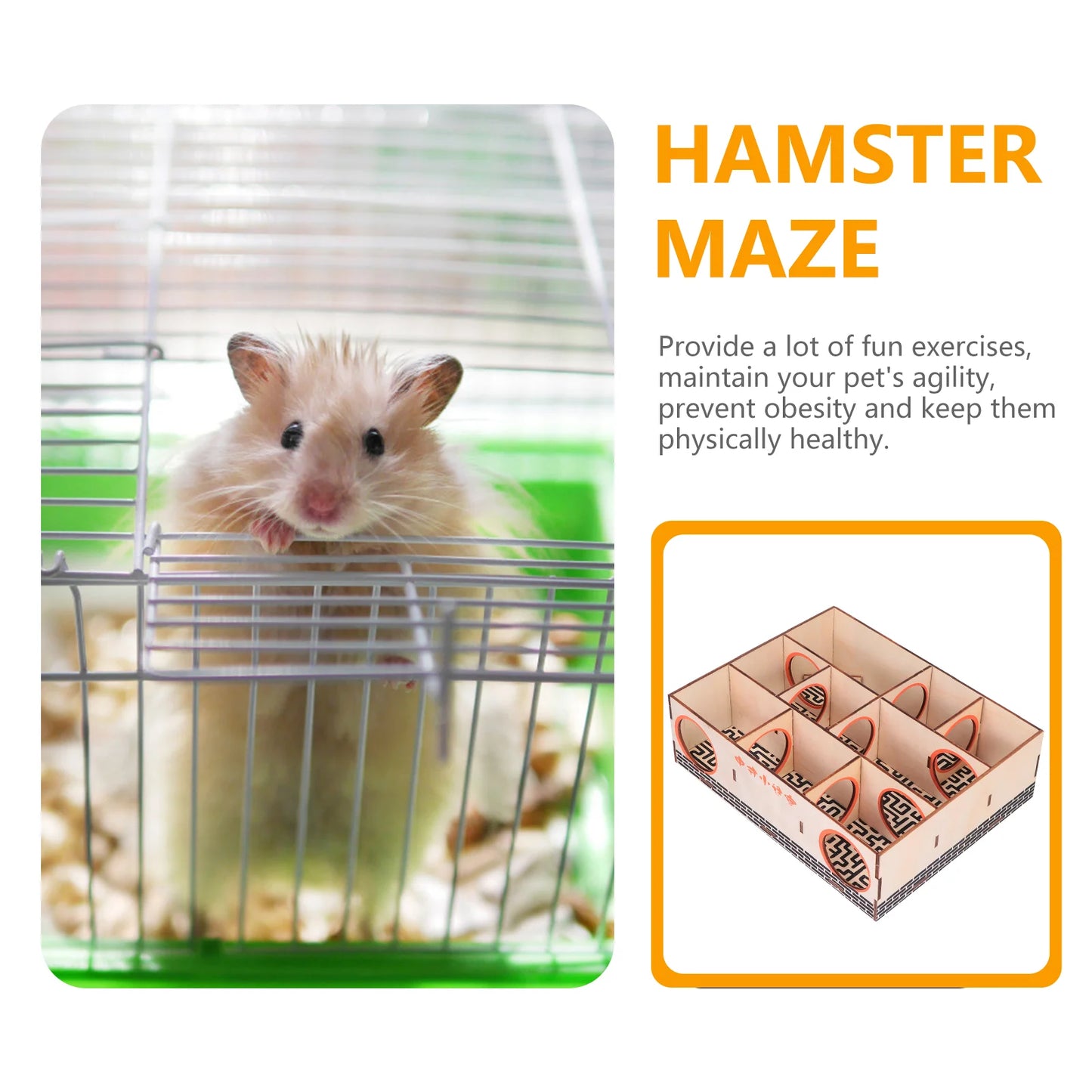 Hamster Spielzeug Mäuse Labyrinth Tunnel Holz Kleine Tier für Sport Spielzeug Haustier Holz Bett Auskleidungen