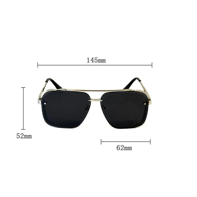 2025 Steampunk Sunglasses For Men Retro Square Punk Sunglasses Women Trendy Luxury Fashion Glasses Gafas De Sol Hombre Zonnebril