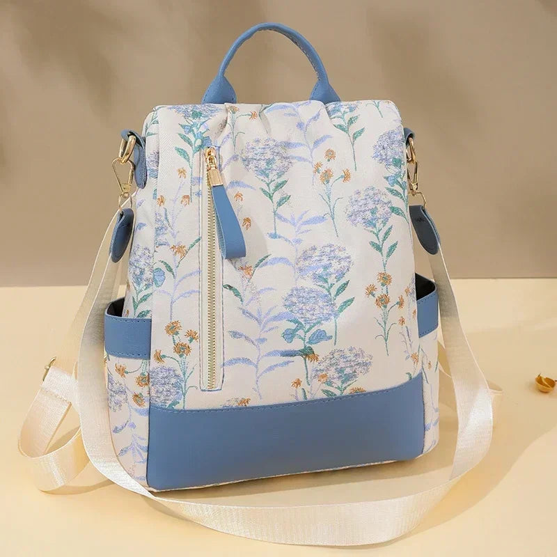 Sewing Thread Fashion Backpacks Printing High Capacity Pu 2025 New Hot Sale Versatile Women's Bags Mochila Mujer Mochila