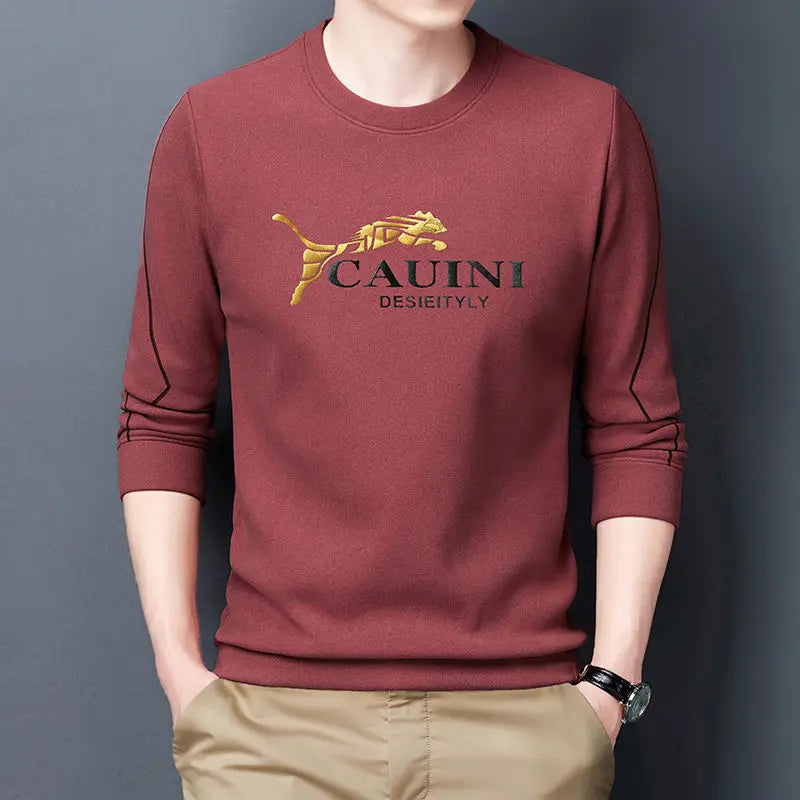 Male Pullover Round Neck Baggy Men's T-shirts 100℅ Cotton mon