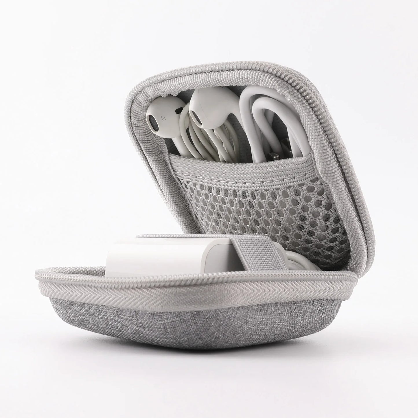 Tragbare Aufbewahrungstasche für Kopfhörer, Datenkabel-Organizer-Tasche, multifunktionale Hülle für digitale Gadgets für Ladegerät, U-Disk, Schutzhülle 