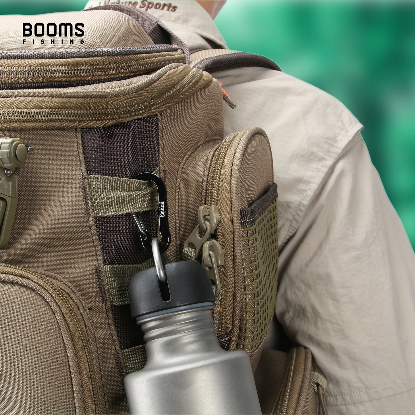 Booms Fishing CC1 Kleine Karabinerhaken aus Stahl für Outdoor-Camping, Multifunktionswerkzeug, Angelzubehör, 6 Stück 