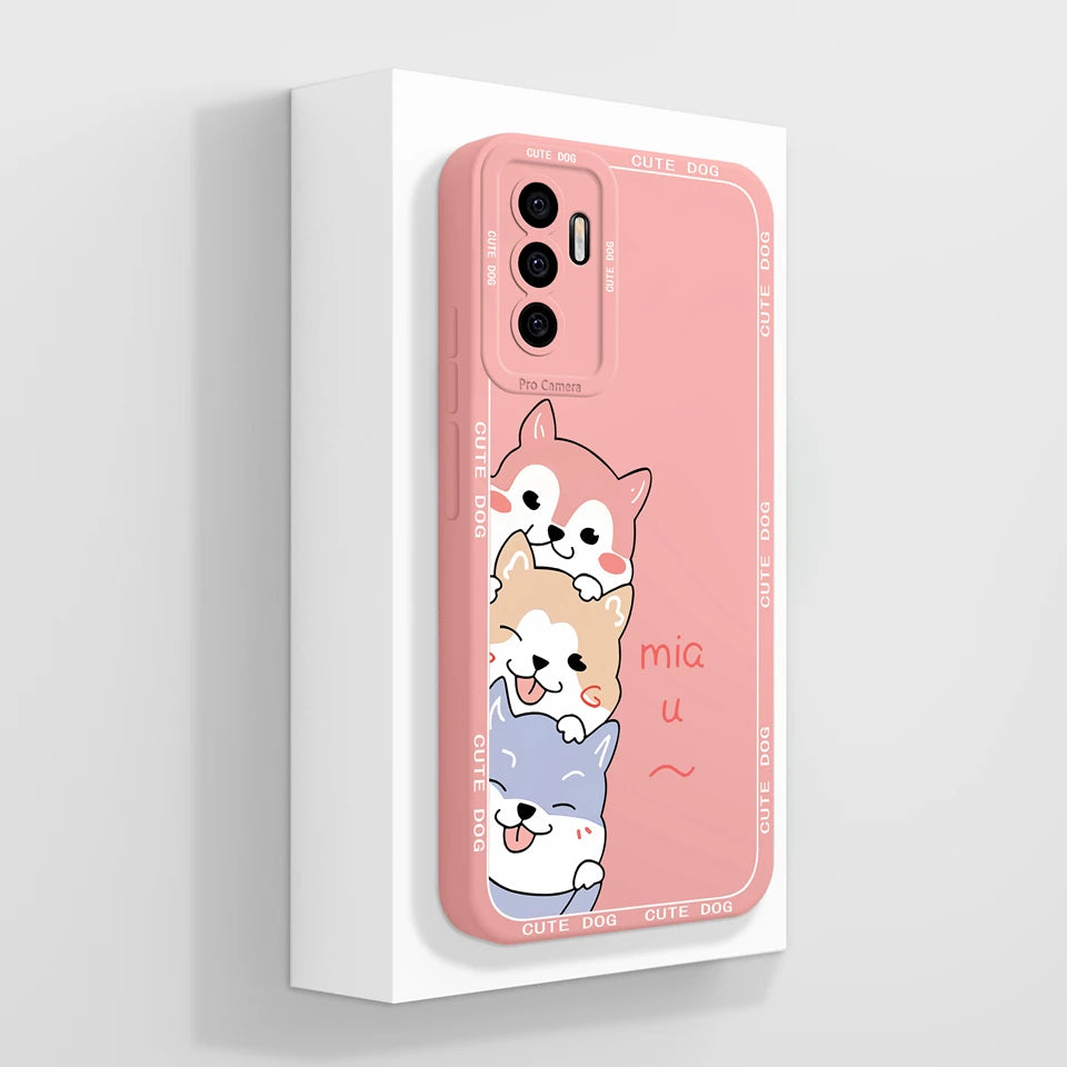 Case For Vivo S10E 5G V23E 4G 5G Y75 4G Beautiful Flower Cartoon Girl Liquid Anti-fall Phone Cover For VivoS10e V23e Y75 Funda