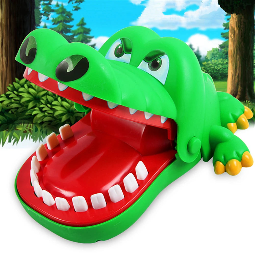 Krokodilzähne-Spielzeug, Alligator, der in den Finger beißt, Zahnarztspiele, Witze, Glücksspiel, Streiche, Kinderspielzeug, Familienspiele, lustige Feiertagsparty 
