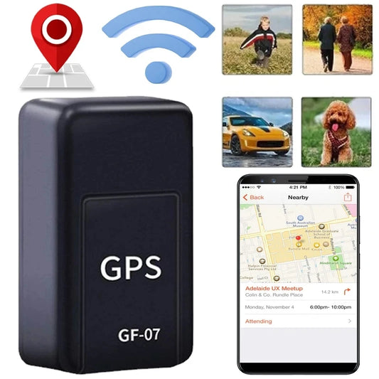 GPS-Ortungsgerät GF-07, präzises und praktisches Kompakt-Ortungsgerät für Autos, einfach zu installieren, präzise Fernpositionierung, mobiles P 