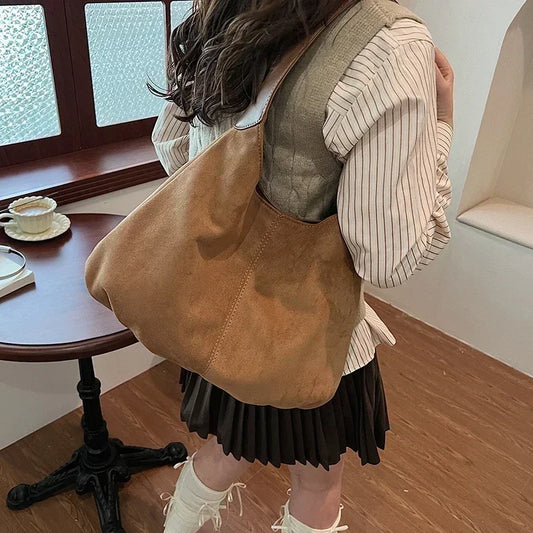 This Year's Popular Bag for Women 2024 New Single Shoulder Underarm Bag Large Capacity Commuting Student Class Tote Bag Paquete