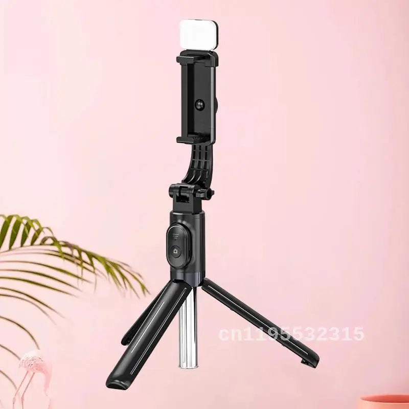 New Mobile Phone Selfie Stick Tripod Selfie Artifact Live Bracket Bluetooth Telescopic Integrated Mobile Phone Bracket