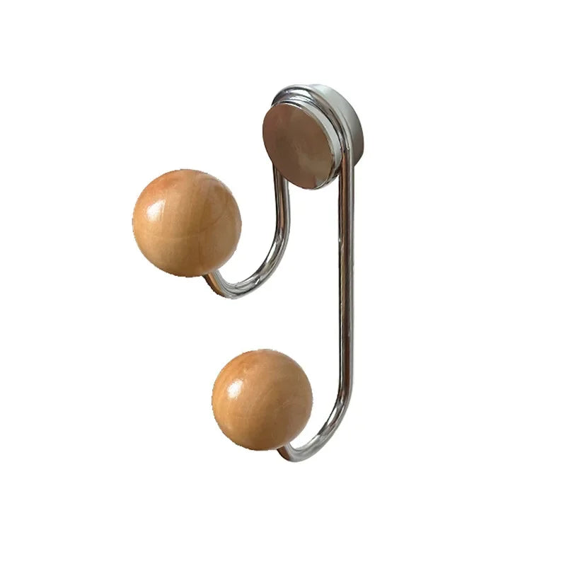 Kreative Magnethaken, stanzfreie Aufbewahrungsmagnethaken, klopfsichere Haushaltsmagnethaken, Kühlschrankmagnet-Doppelhaken 