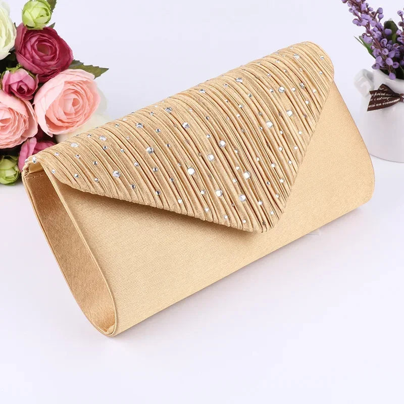 Women Diamonds Evening Bag Female Clutch Design Brand Luxury Shoulder Bags Party Handbags Shiny Purse Messenger Pack