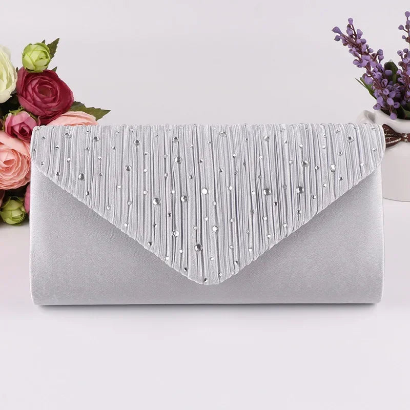 Women Diamonds Evening Bag Female Clutch Design Brand Luxury Shoulder Bags Party Handbags Shiny Purse Messenger Pack