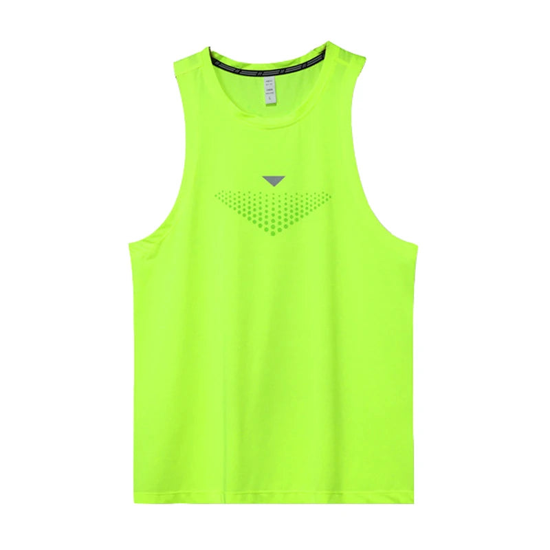 (M-3XL) سترة رياضية سريعة الجفاف للرجال للجري وكرة السلة وفضفاضة بمقاس كبير وقمصان رياضية بدون أكمام للتمرين 