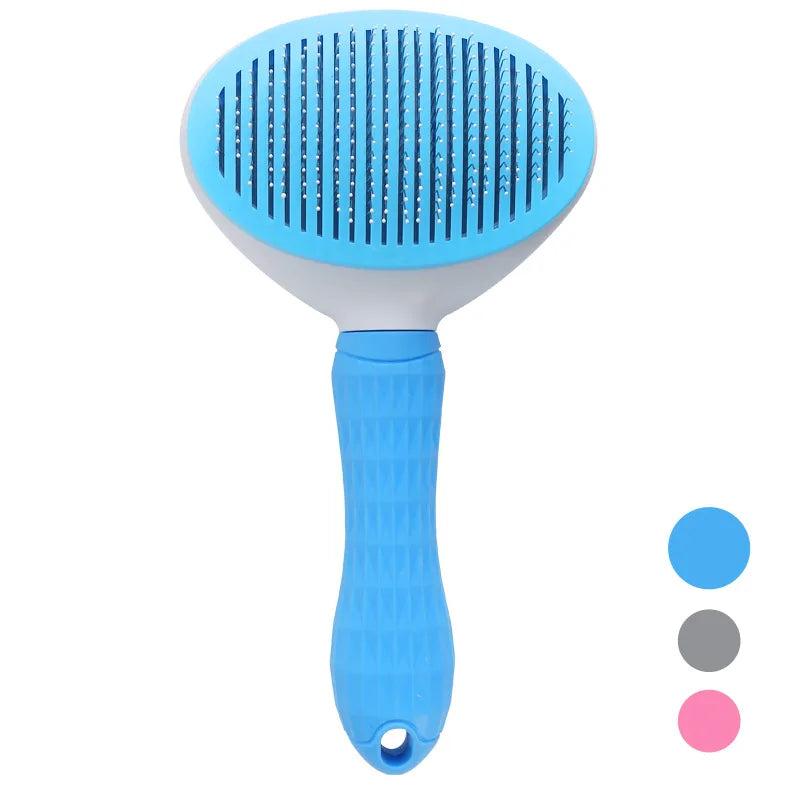 Pet Dog Brush Cat Comb Self cleaning Pet Hair Remover Brush For Dogs CatsGrooming Tools Pets Dematting Comb Dogs Accessories