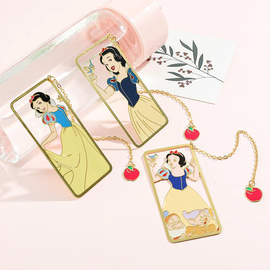 Disney Snow White Princeses Bookmark for Book Lover Gifts Creative Book Mark for Women Girl Fans Reading Supplies Collection
