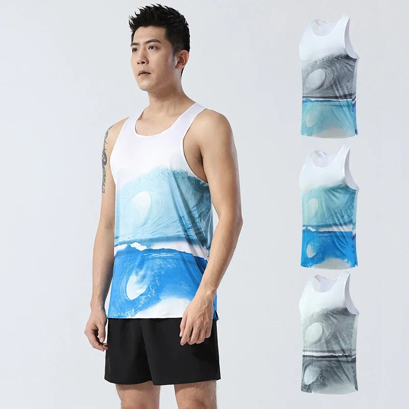 Adult Men Women Running Hiking Shirts Tight Gym Tank Top Fitness Marathon T-shirts Sport Exercise Basketball Vest Clothes B26