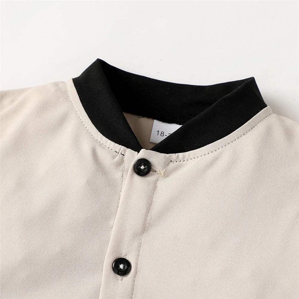 طقم ملابس للأطفال الأولاد مكون من قطعتين، قميص بأكمام قصيرة وأزرار بطبعة دب + شورت، ملابس حفلات عيد ميلاد عصرية للأولاد من سن 1 إلى 6 سنوات 