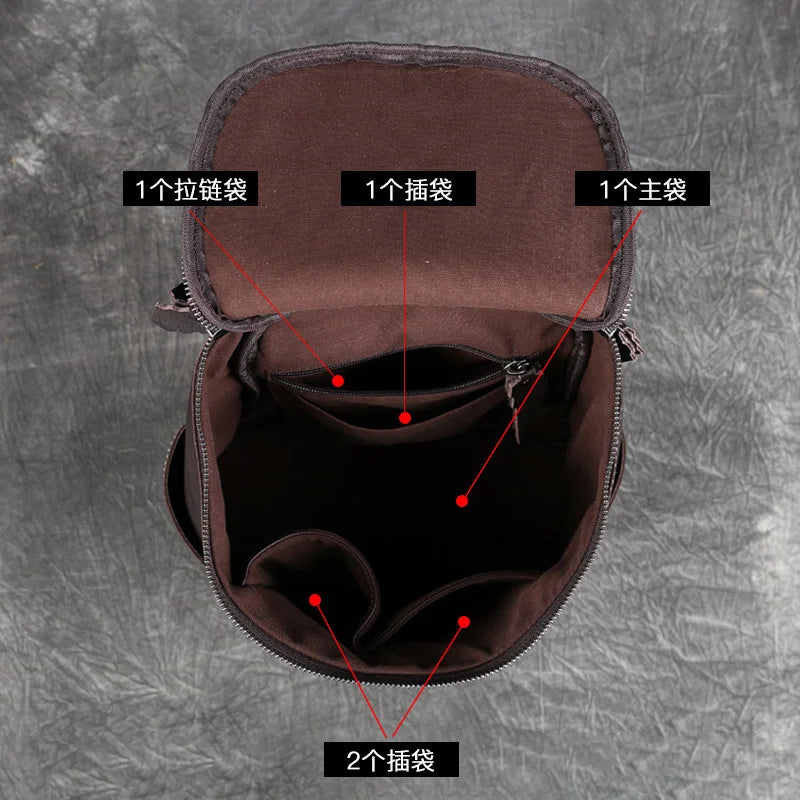 MOTAORA Genuine Leather Large Capacity Women Backpack New Handmade Cowhide Schoolbag Vintage Travel Bag Ladies Luxury Bags