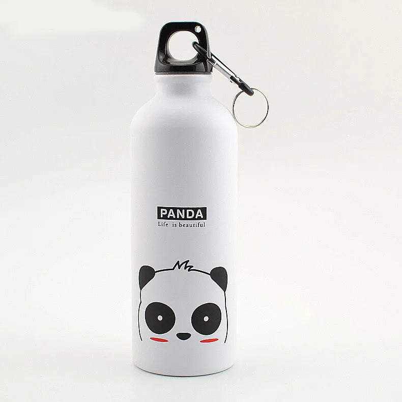 YIDING wholesale 500ml custom animal pattern aluminium water bottle portable bottle for kids school drinking water