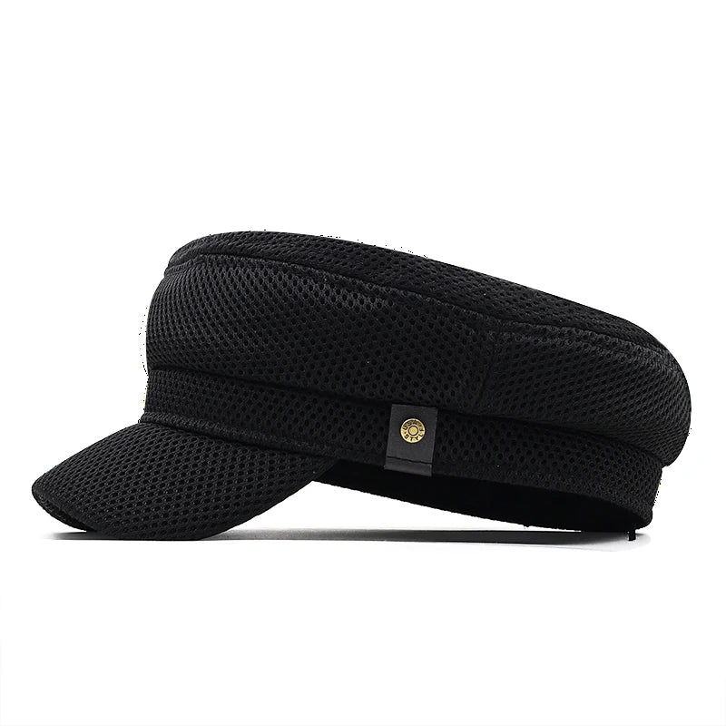 Summer Mesh Breathable Military Caps Men Casual Berets mon !!!