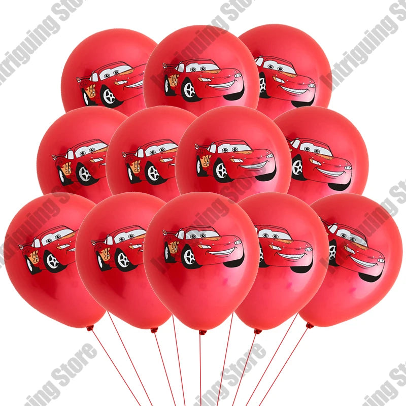 Disney Cars Lightning McQueen 32" Number Balloon Set   Baby Shower Supplies Birthday Party Decorations Kids Toy Gifts Air Globos