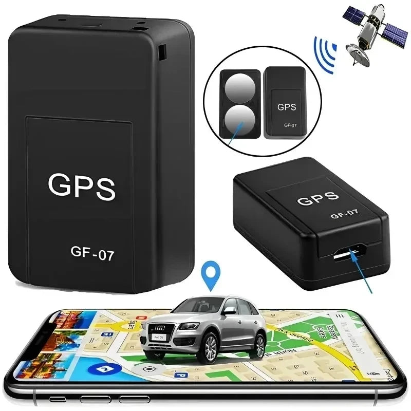 GPS-Ortungsgerät GF-07, präzises und praktisches Kompakt-Ortungsgerät für Autos, einfach zu installieren, präzise Fernpositionierung, mobiles P 