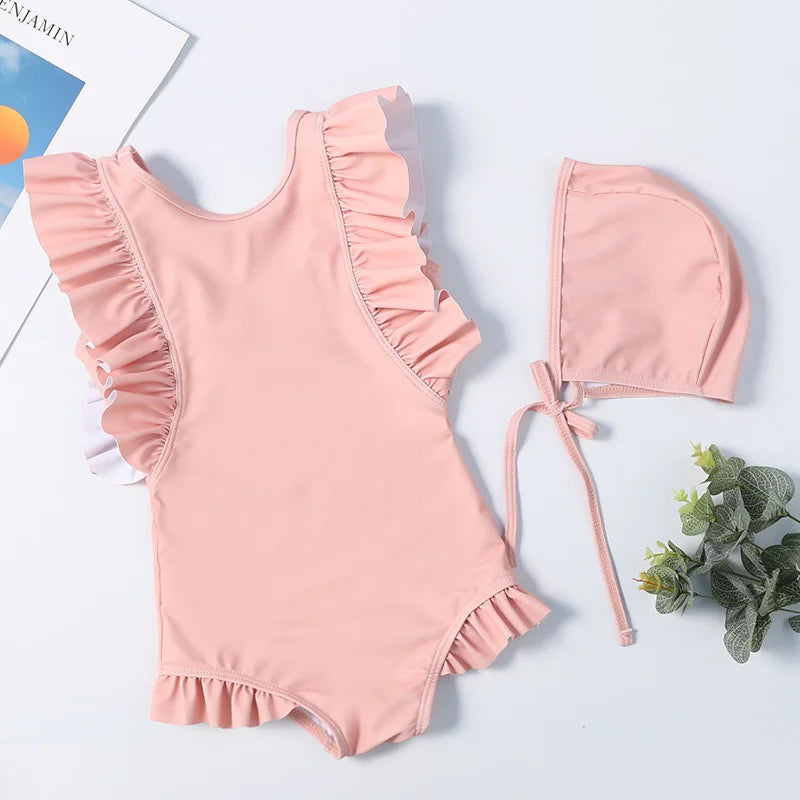 Moana Cartoon Toddler Baby Swimsuit One Piece Children Swimwear Kids Girl Bathing Suit Swim Shirts for Surfing Beach Wear Outfit