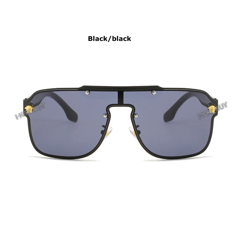 1pc New Man Male Goggles Europe Style Trend Gold/Black Sunglasses Personality Vers Fashion Female Women