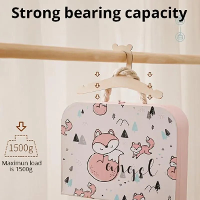 10 Pcs Baby Kreative Kleiderbügel Rack Baby Holz Kleiderbügel Home Baby Zimmer Kinderzimmer Dekor für Kinder Vorhanden 