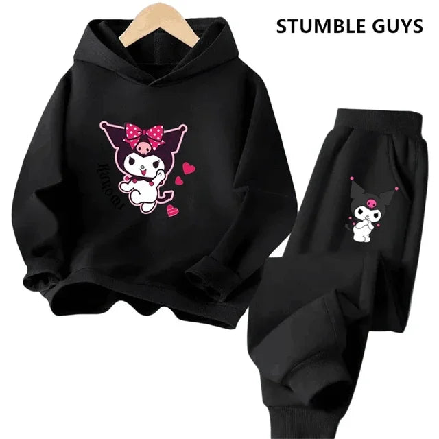 Hoodie Set Kids Fashion kids Clothes Cat Suit Children Hoodies Toddler Casual Tracksuit
